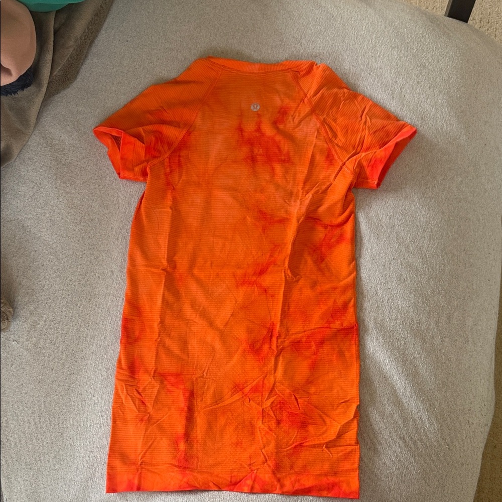 Lululemon tie dye orange swiftly tech